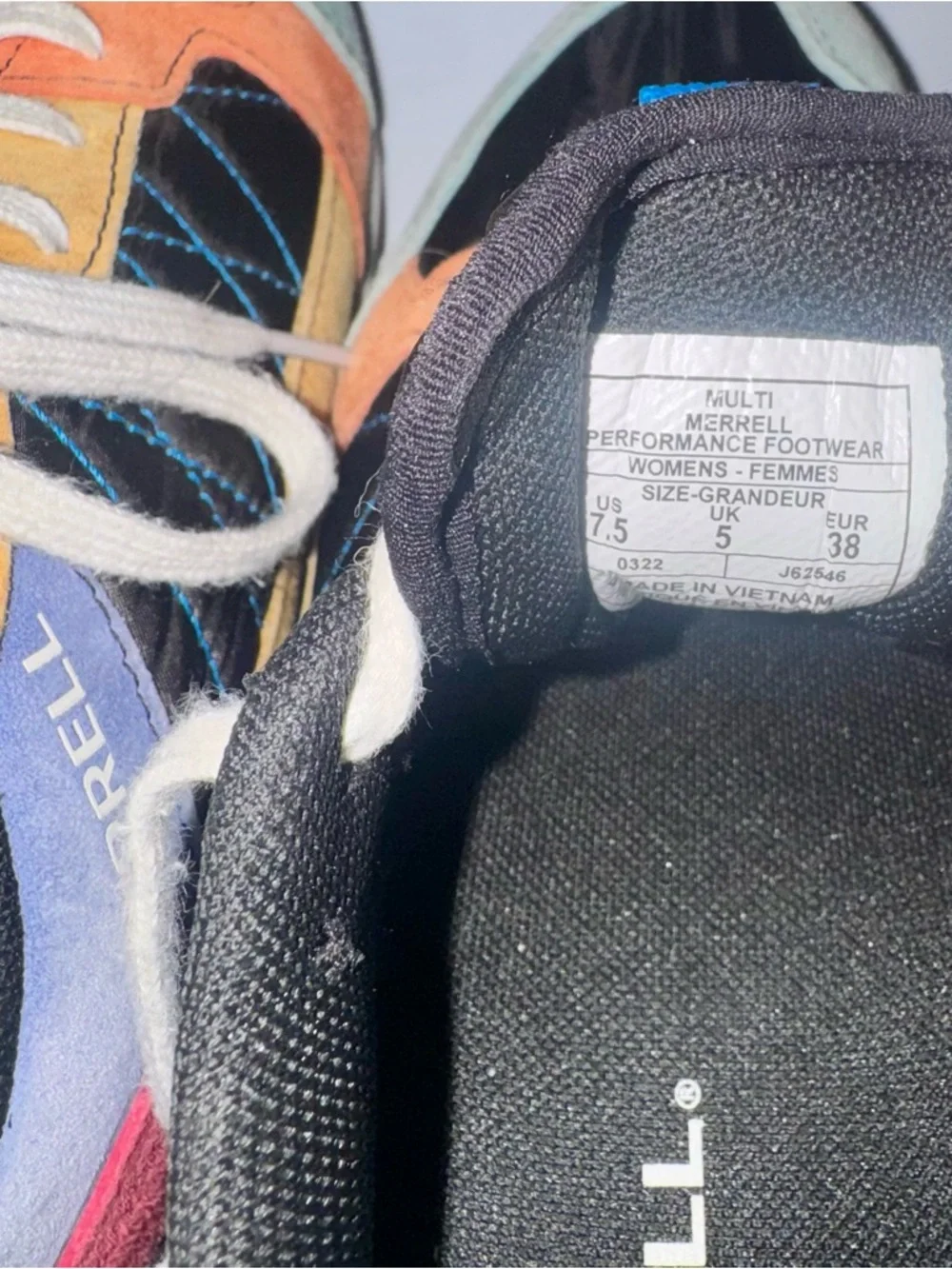 Merrell Alpine 83 Suede Colorblock Retro Sneakers - Picture 14 of 14